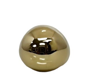 Chic and Classic: Vintage 14k Yellow Gold High Polish Dome Ring