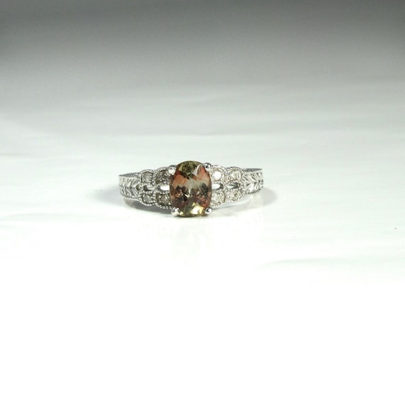 Andalusit Und Diamant High Fashion Ring Rechte Hand Ring Etsy