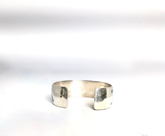 Authentic Native American Silver Chip Turquoise C… - image 5