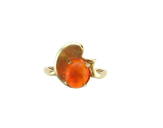 Opal Ring, "Mexican" Opal Ring, Free Form Opal Rin