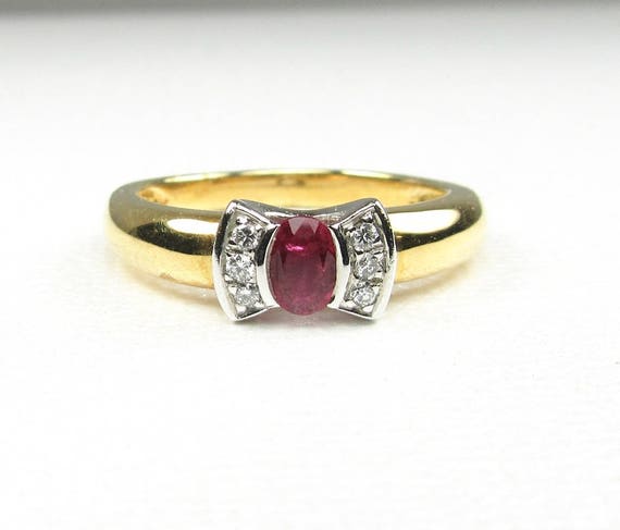 Ruby and Diamond Ring, Estate Ruby and Diamond Rin