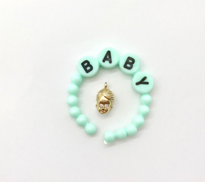 Yellow Gold Little Boy Charm 10 Karat Yellow Gold Little Boy Charm with Diamond Eyes Vintage Baby Charm Vintage Jewelry Vintage Charm