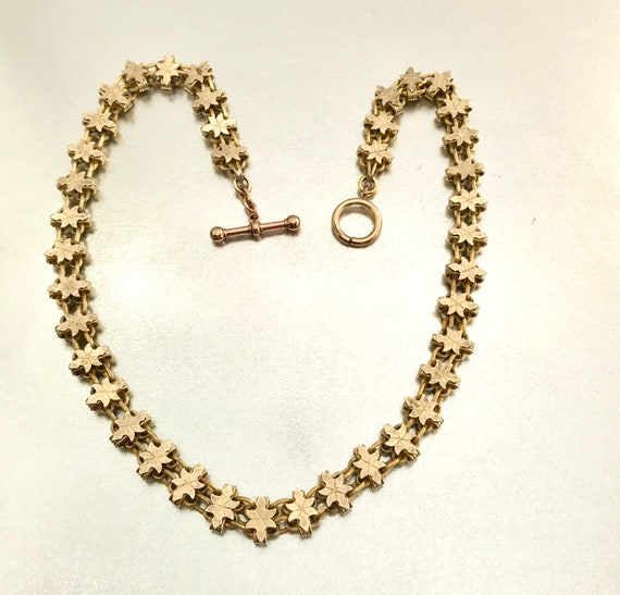 Gold Filled Victorian Book Chain, Necklace, Chain