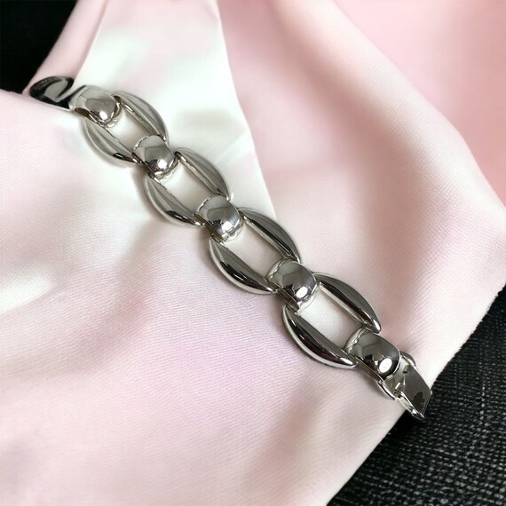 Statement Piece: Handcrafted Large Chunky Link Si… - image 8