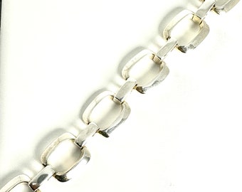 Vintage Sterling Silver Link Bracelet