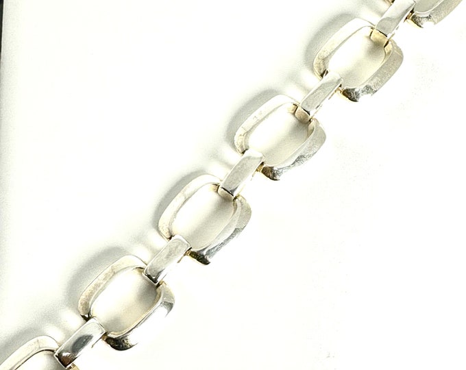 Vintage Sterling Silver Link Bracelet