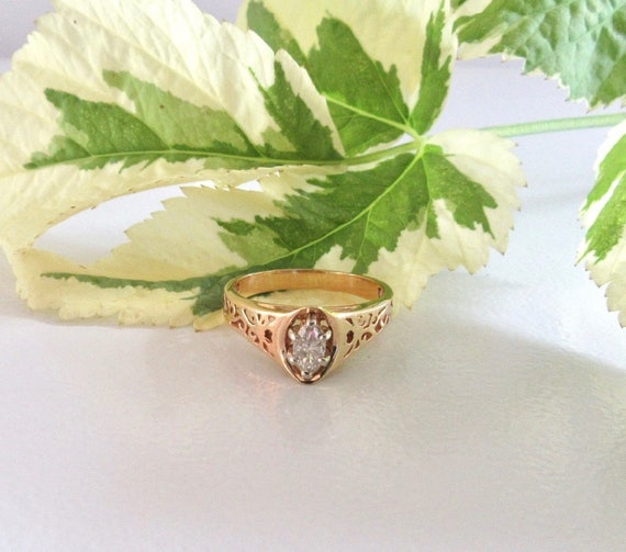 Marquise Cut Diamond Engagement Ring, Engagement … - image 7
