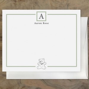 Personalized Notecards, Custom Child&#39;s Stationery, Baby Name Cards, Personalized Baby Notecard Set, Baby Stationery, Children&#39;s Stationery