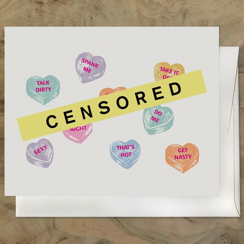 Kinky Valentine's Day Card For Husband | Card From Wife | For Dom From