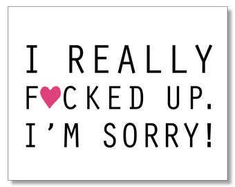 sorry cards etsy