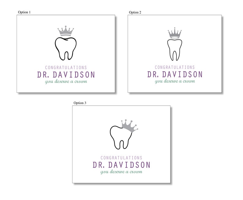 DENTIST Graduation card. Congratulations Dental Student Card. New Dentist Card, Custom Dentist Graduation Card DDS Card DMD Card image 4
