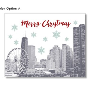 Chicago City Christmas Card, Season's Greetings From Chicago, Chicago ...