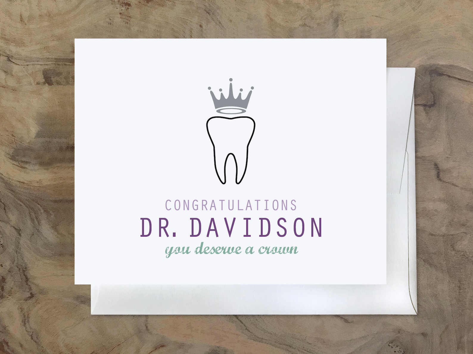 DENTIST Graduation Card. Congratulations Dental Student Card. Etsy