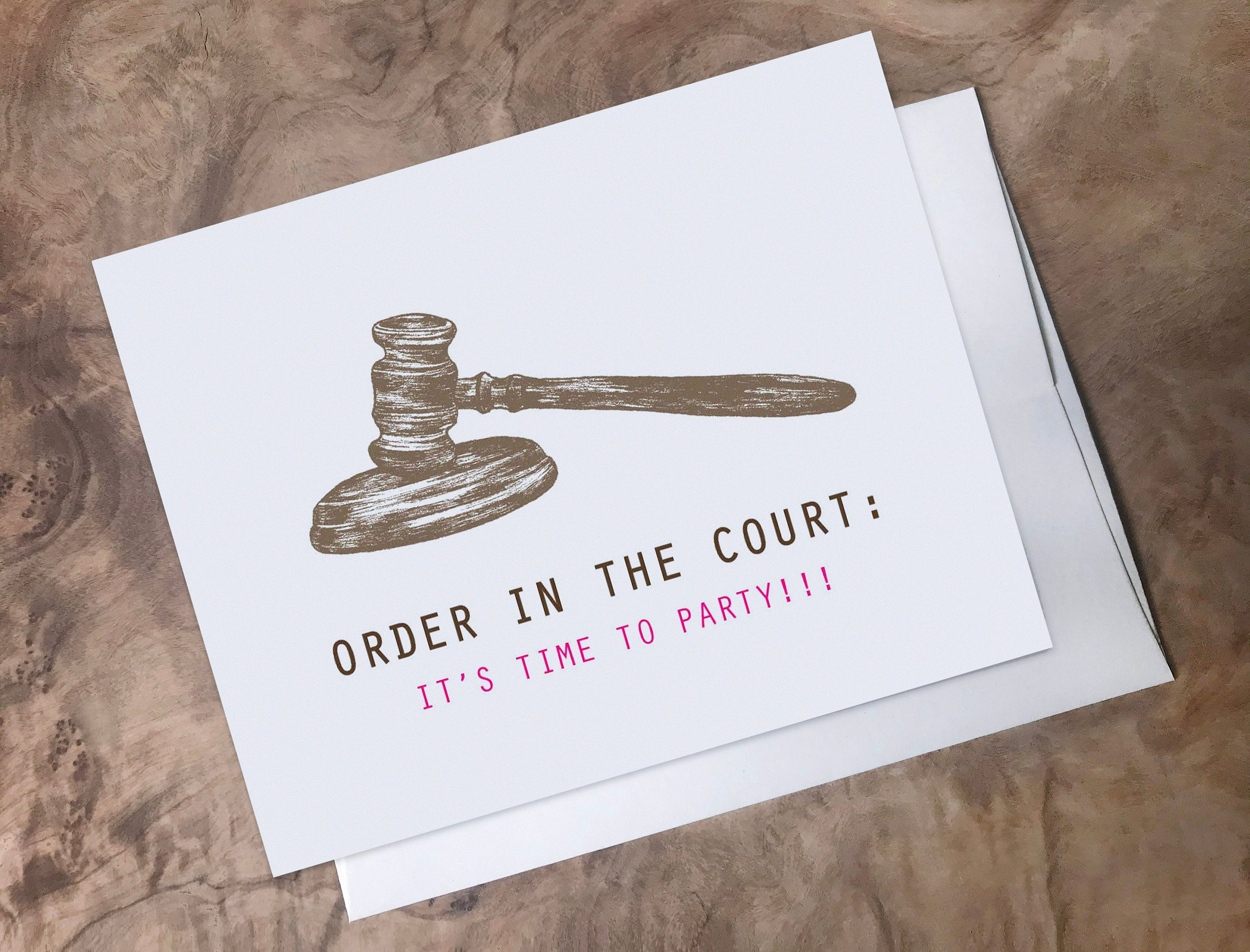HILARIOUS LAWYER BIRTHDAY Card. Judge card. Law Student. Etsy