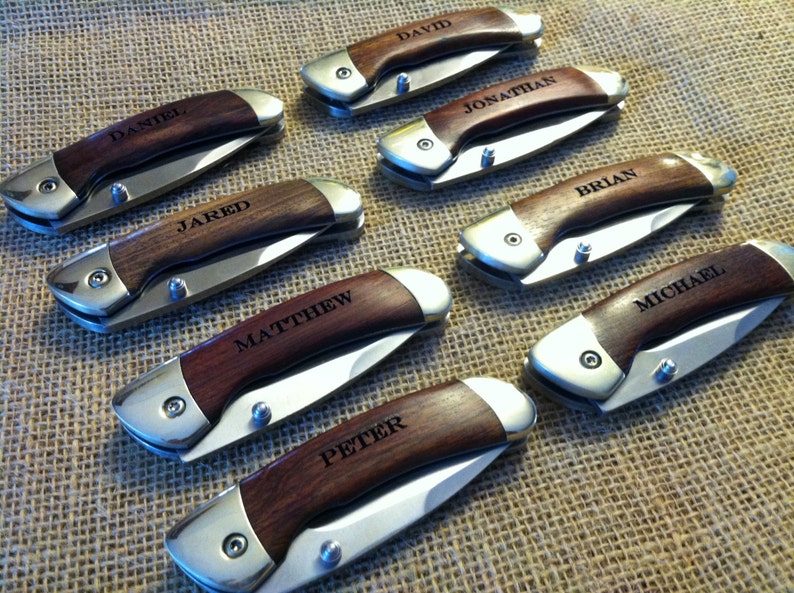 Personalized Groomsmen Gift bags Set of 4