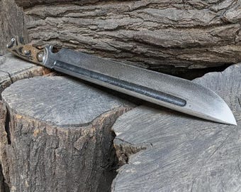 Hand Forged high carbon steel machete "Survival Jack"