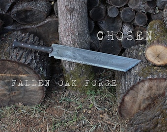 USA Handmade Fallen Oak Forge FOF "Chosen"  36" full tang sword