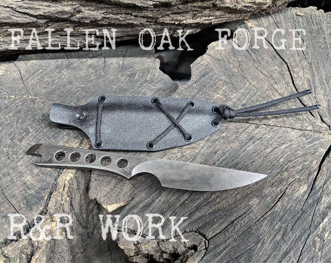 Handmade FallenOakForge FOF "R&R Work" work, hunting, edc and survival knife