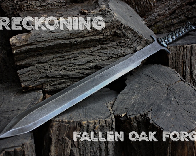 USA Handmade Fallen Oak Forge FOF "Reckoning"  full tang broadsword