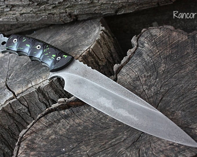 Handcrafted FOF "Rancor" Full Tang tactical and survival blade.