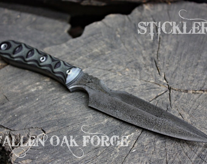 Handcrafted Fallen Oak Forge FOF "Stickler", full tang knife
