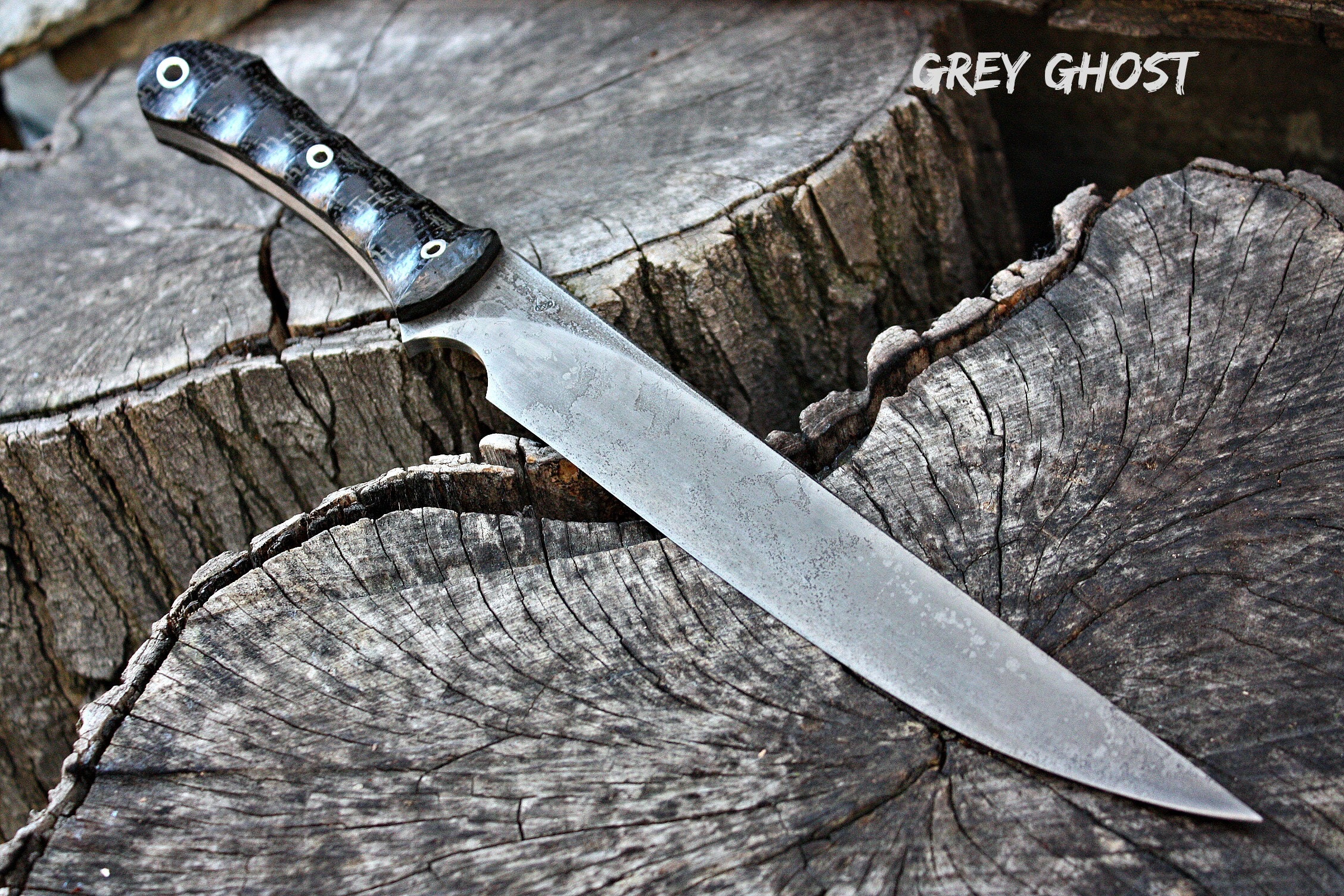 Handcrafted FOF Grey Ghost, survival knife