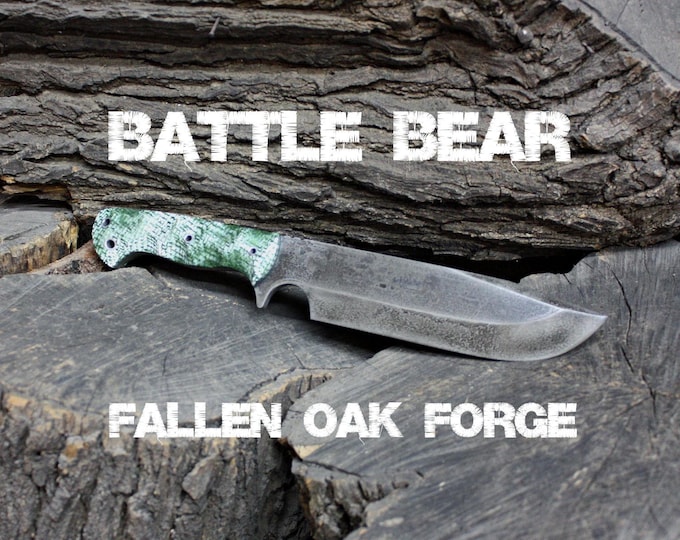 FOF "Battle Bear" full tang camp and survival knife