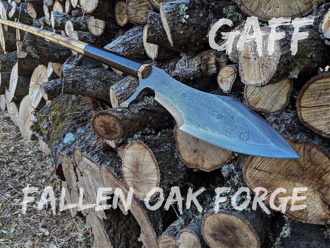 Handmade Fallen Oak Forge FOF Gaff full size survival and hunting