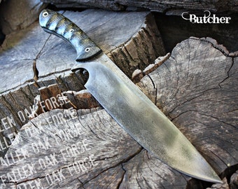 Handcrafted blade FOF "Butcher" full tang survival and camp blade
