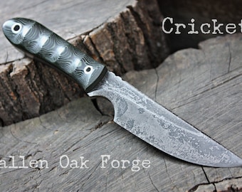 Handmade FOF "Cricket" work, hunting, edc and survival knife