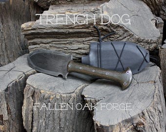Handcrafted USA made Trench Dog