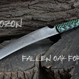 Handcrafted Fallen oak Forge "Hozon" full tang tanto blade