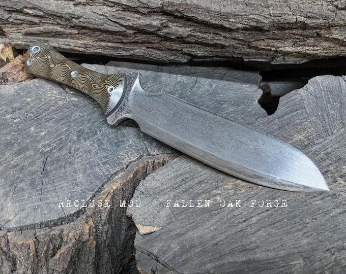 Handcrafted knife FOF "Recluse mod" full tang survival blade