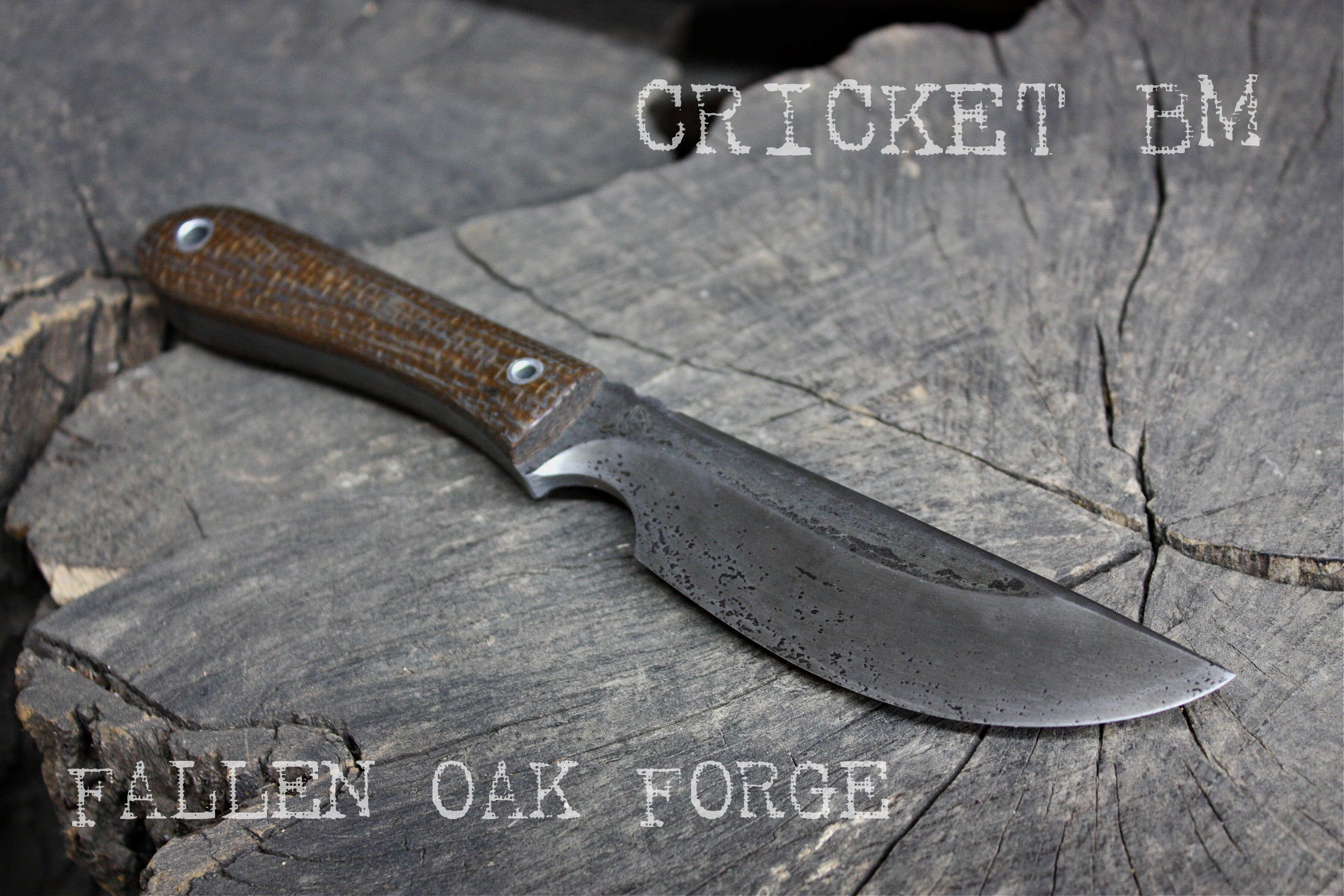 Brut De Forge Scandinavian Woodsman Knife — Skully Forge