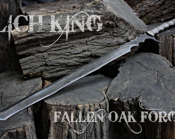 Handcrafted FOF Fallen Oak Forge "Lich King" full tang 36 inch sword