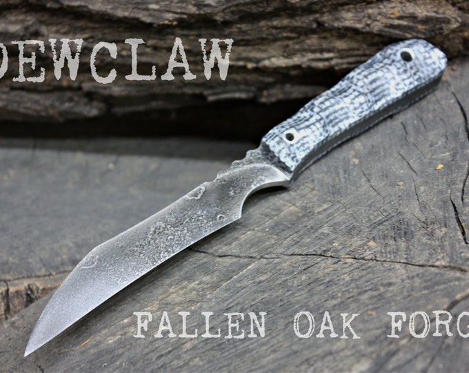 Handmade FallenOakForge FOF "Dewclaw" work, hunting, edc and survival knife