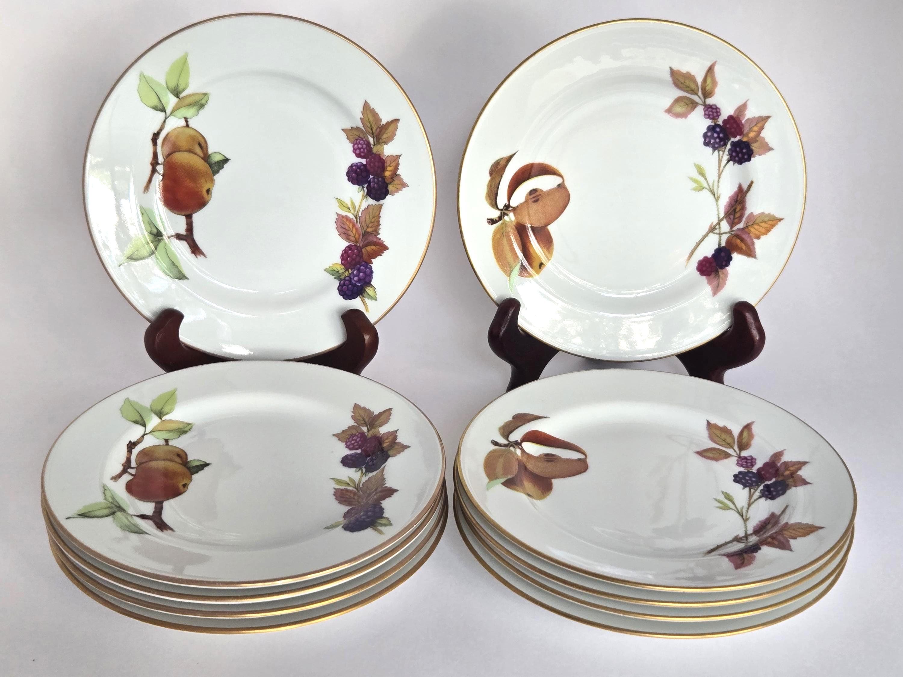 Royal Worcester Porcelain Dinner Set - Etsy