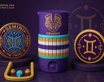 Gemini Skinny 12oz Can Cooler