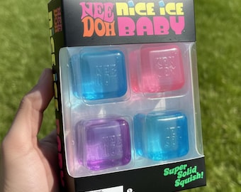 Mini joli jouet spongieux en forme de glaçon | Balle anti-stress sensorielle | Jouet anti-anxiété anti-anxiété | Jouet sensoriel TDAH | Cadeau spongieux pour enfants et adultes