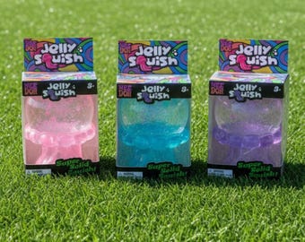 Jelly Squishy Toy | Sensory Stress Ball | Anxiety Relief Fidget Toy | ADHD Sensory Toy | Squishy Gift for Kids & Adults