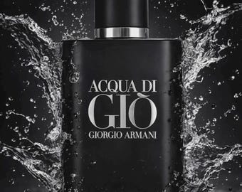 Acqua Di Gio Profumo Eau De Parfum for Men 4.2 oz  | Premium Aquatic Cologne | Masculine Luxury Fragrance