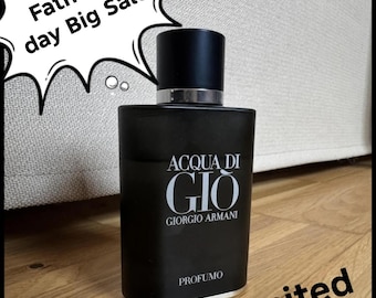 Acqua Di Gio Profumo Eau De Parfum for Men 4.2 oz  | Premium Aquatic Cologne | Masculine Luxury Fragrance