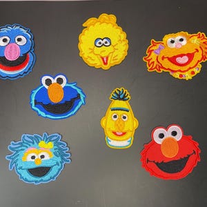 Iron on Patches - Set of 7 Sesame’s