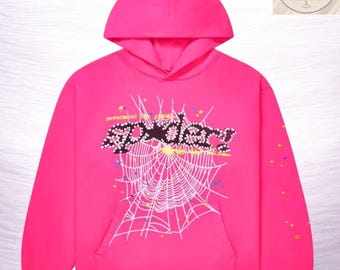 Spider Web Graphic Hoodie | Y2K Streetwear Pullover | Unisex Oversized Hoodie