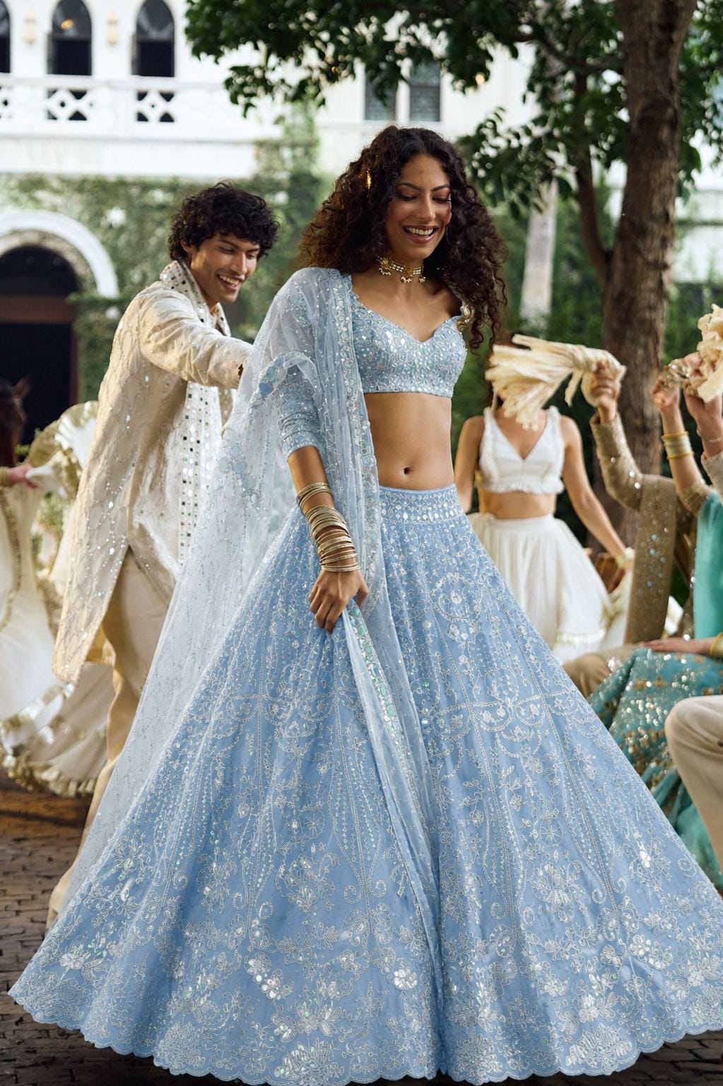 lehenga style prom dress Lengha for Prom