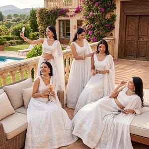 ethnic bridesmaid dresses Mismatched Bridesmaid Dresses