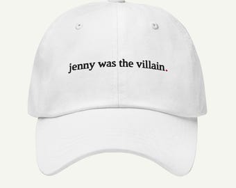jenny was the villain. - funny forrest gump dad hat