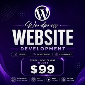 WordPress-webbplatsutveckling | Anpassad företagswebbdesign | Snabb, responsiv och SEO-vänlig