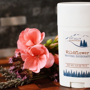 Natural Wildflower Deodorant (Aluminum and Baking Soda Free)