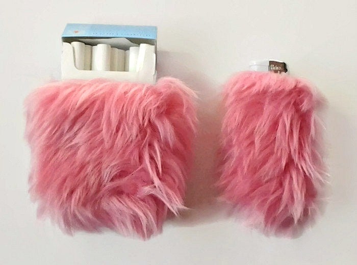 Girly Stoner Gifts Stoner Girl Cute Cigarette Case Fuzzy Etsy